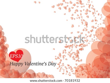 Eps10 Valentine greeting card