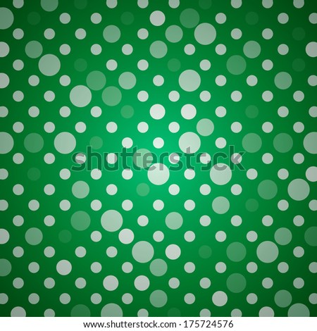 Green circle diagonal seamless background pattern