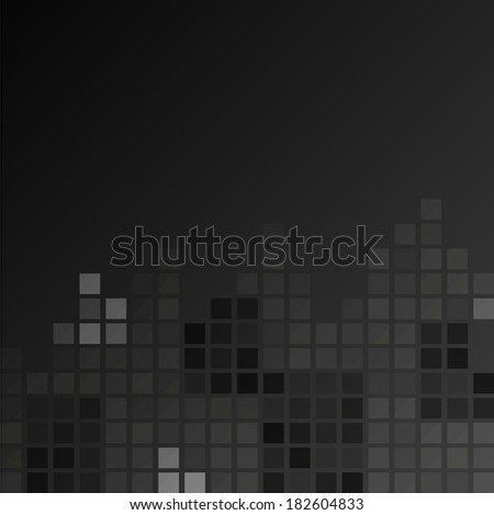 Dark square clean background with gradient