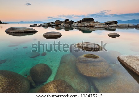 Sand Harbor in Lake Tahoe, Nevada is a very zen like experience, especially early in the morning.