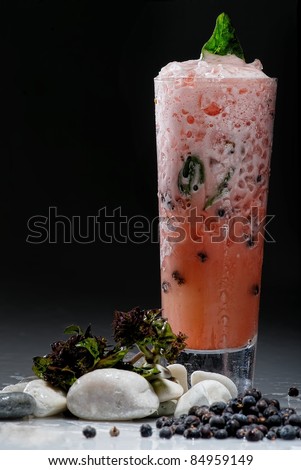 Bellini Cocktail isolated