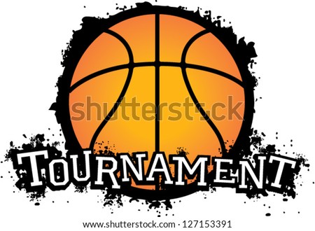 Basketball Tournament Vector Graphic