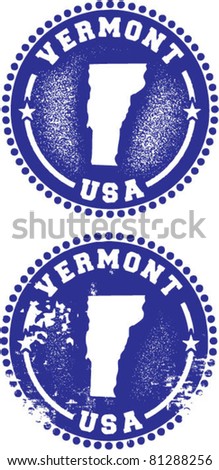 Vermont USA Stamps
