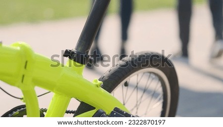 Similar – Foto Bild Fahrrad. Detailaufnahme. Licht. Schatten.