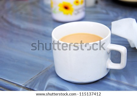 Ladakhi style hot milk tea (it helps to relieve altitude sickness)
