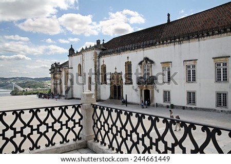 COIMBRA, PORTUGAL - MAY 29, 2012: The oldest university in Europe