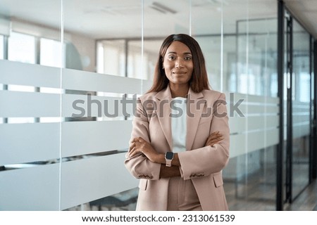 Similar – Image, Stock Photo Smiling African American woman resting on street