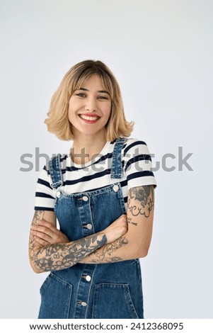 Similar – Image, Stock Photo young hipster with tattooes, spain