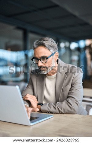 Similar – Image, Stock Photo Hispanic man looking at camera
