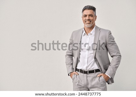 Similar – Image, Stock Photo Portrait of a man with a flower over his eyes to show concept of wellness, mindfulness, Spring season and sensuality