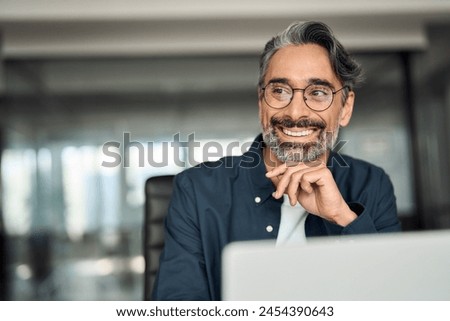 Similar – Image, Stock Photo thought leader portrait