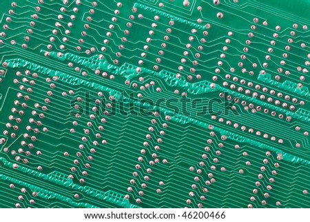 Macro of printed circuit board with paths
