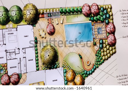 Landscape Plan A Skew Stock Photo 1640961 : Shutterstock