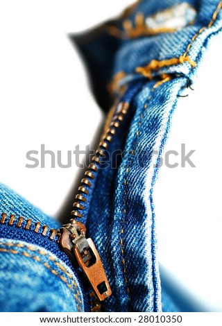 Closeup Of Unzipped Jeans Stock Photo 28010350 : Shutterstock