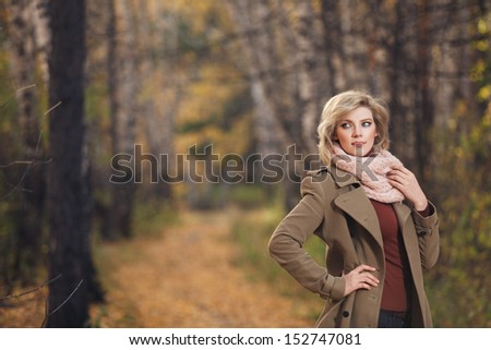 Woman in the forest