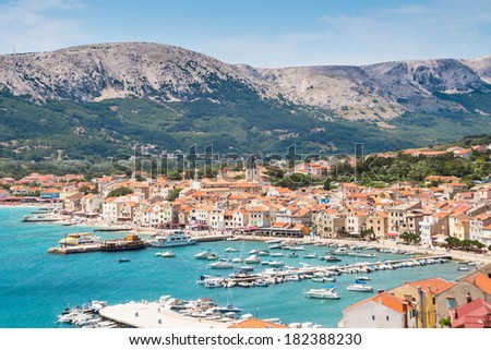 Similar – Image, Stock Photo Baska, Krk, Croatia, Europe.