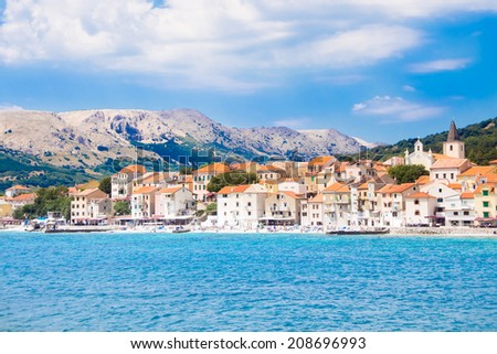 Similar – Image, Stock Photo Baska, Krk, Croatia, Europe.