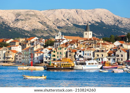 Similar – Image, Stock Photo Baska, Krk, Croatia, Europe.