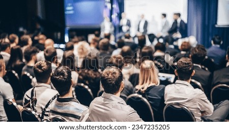 Similar – Image, Stock Photo Unrecognizable group of people trekking outdoors