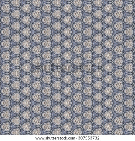 Abstract kaleidoscopic texture or background pattern design made from dog hair