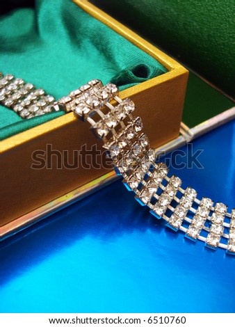 diamond necklace in beautiful box