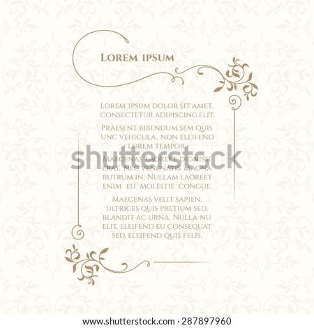 60+ Antique Floral Borders Vectors  Download Free Vector 