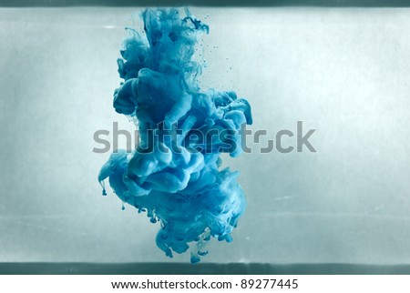blue color pigment cloud vintage look