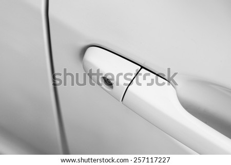 Door car - detail of a car background