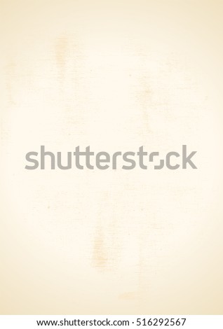 Grunge Paper. Vector, Illustration of A4 sheet of Paper Sheet. Grunge and worn style.