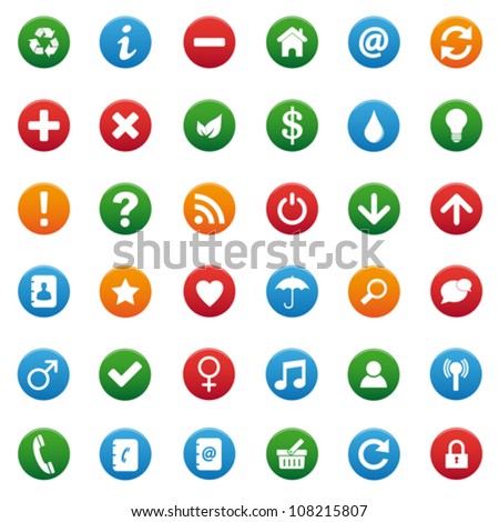 Round icons