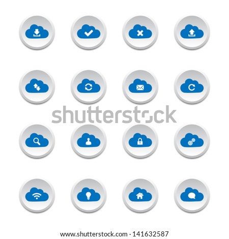 Cloud computing buttons