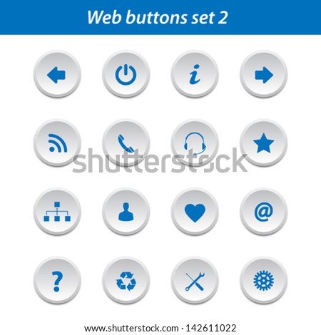 Web buttons set 2