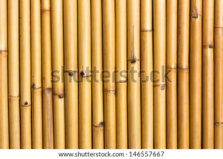 Wall of bamboo    .Thai bamboo wall background