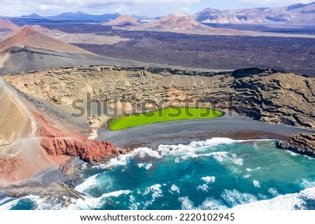 Similar – Image, Stock Photo Aerial view Lanzarote