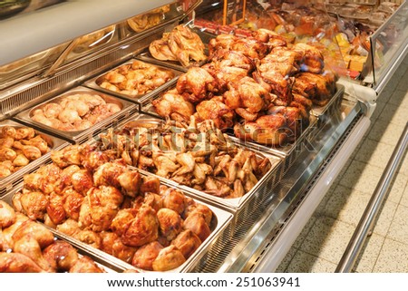 Tasty grilled Whole Roasted Chicken in  shop