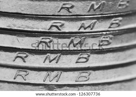 china money coins background, RMB