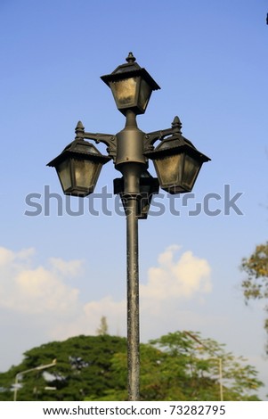 Street lamp in Thailand