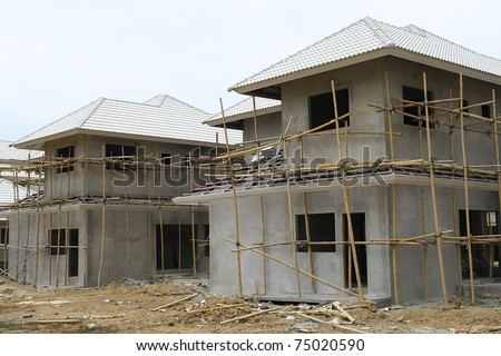 New house under construct