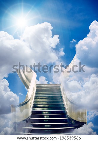 an stairway to heaven background