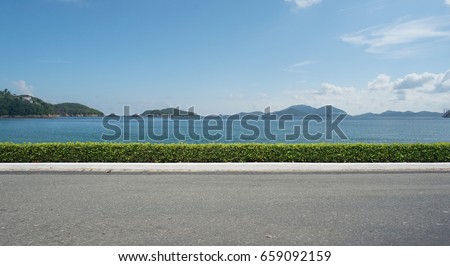 Similar – Image, Stock Photo Famous lake side view of Hallstatt village with Alps behind, Foliage leaves framed. Austria