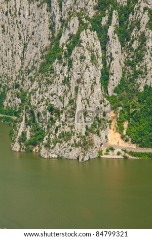 Landscape in the Danube Gorges \