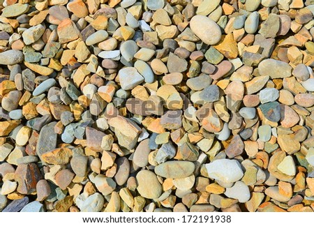 River pebble in a background photo