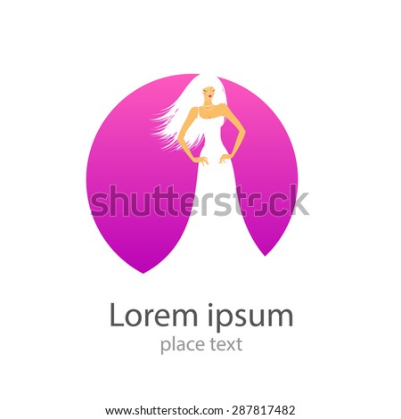 Salon - template logo . The design concept of the sign for the beauty salon , hairdresser , spa.
