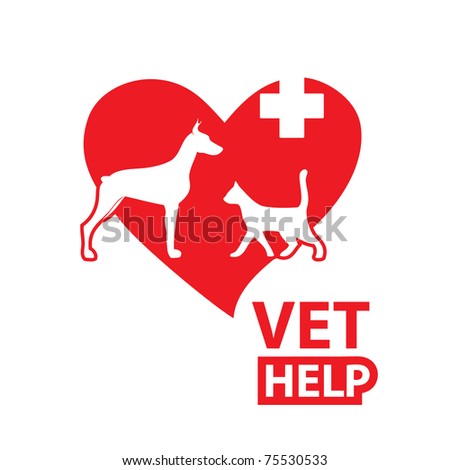 Sign - Veterinary Relief Services Stock Vector Illustration 75530533 ...