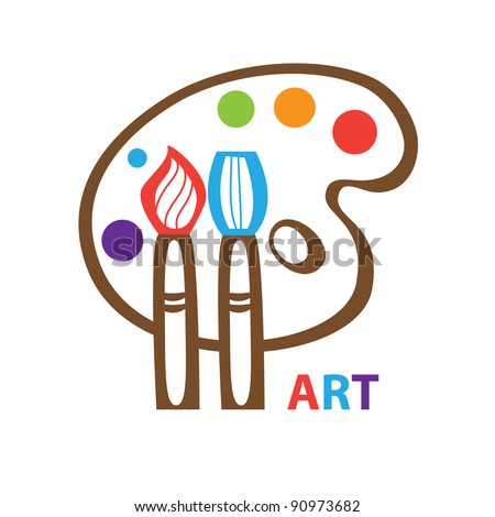 Template Icon Art - A Symbol Of Art. Vector Sign. - 90973682 : Shutterstock