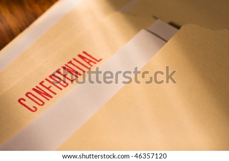 Manila folder labeled \