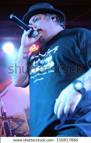COLORADO SPRINGS		MARCH 30:		Vocalist Danny Alexander of the Alternative Rap band Rehab performs in concert May 30, 2012 at the Black Sheep music hall in Colorado Springs CO.