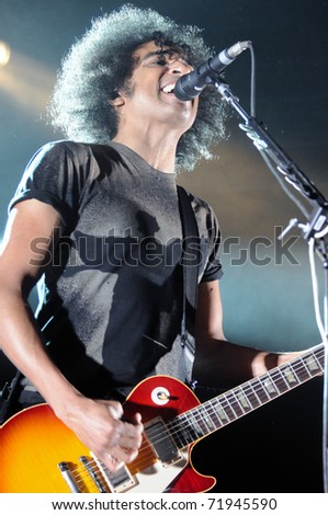 DENVER - FEBRUARY 19: Vocalist & guitarist William DuVall, of Alice in Chains, performs in concert on February 19, 2010 at the Fillmore Auditorium in Denver, CO.