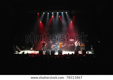 DENVER	APRIL 21:		Alternative Rock band Madam Adam performs in concert April 21, 2011 at the Ogden Theater in Denver, CO.