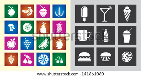 Food & Fruit Icons